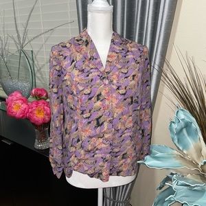 100% silk colorful jacket/blazer